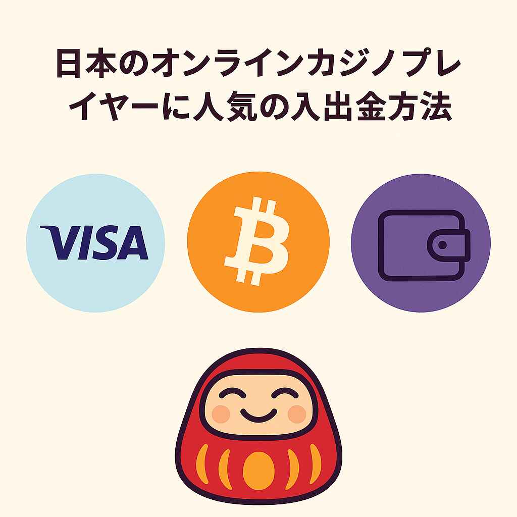 日本のオンラインカジノプレイヤーに人気の入出金方法