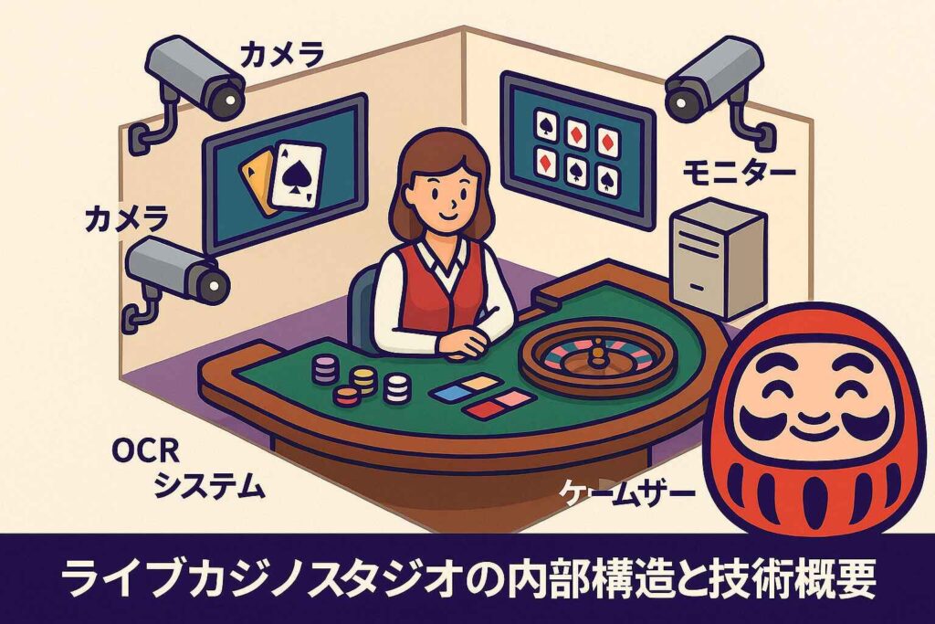 ライブカジノスタジオの内部構造と技術概要