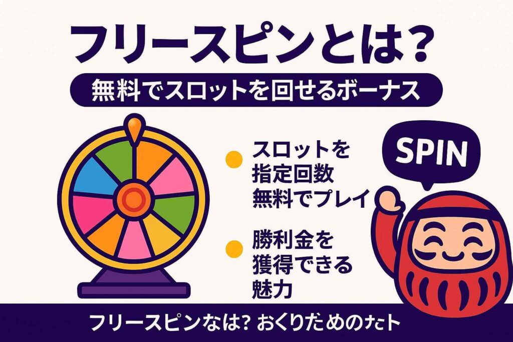 フリースピンとは?無料でスロットを回せるボーナスの魅力