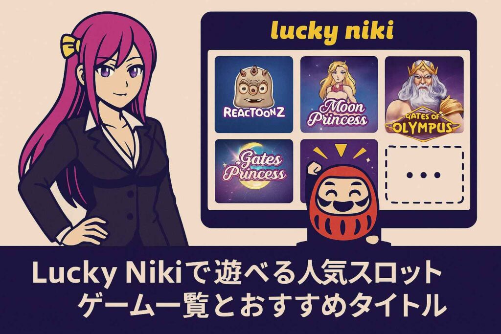 Lucky Nikiで遊べる人気スロットゲーム一覧とおすすめタイトル
