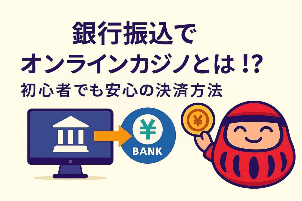 日本の銀行振込で入金可能なオンラインカジノとは?初心者でも安心の決済方法