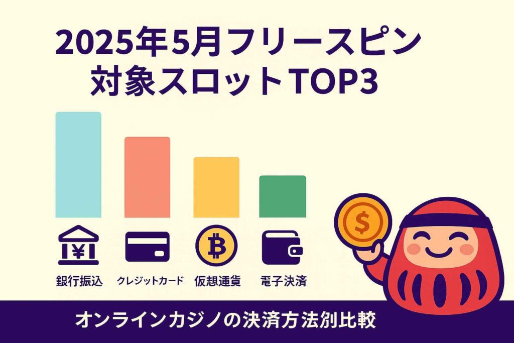 オンラインカジノの決済方法別比較|銀行振込・仮想通貨・電子決済・カード