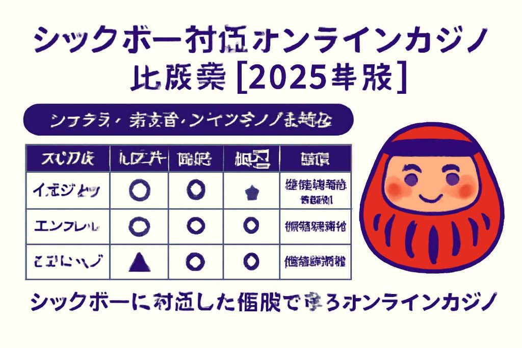 シックボーに対応した信頼できるオンラインカジノの比較表
