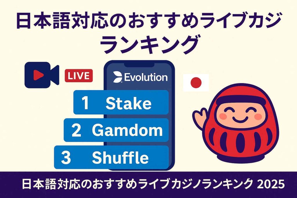 日本語対応のおすすめライブカジノランキングまとめ2025