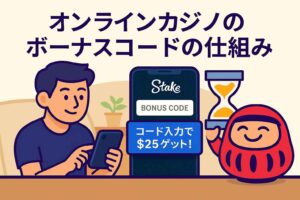 オンラインカジノのボーナスコードの仕組み