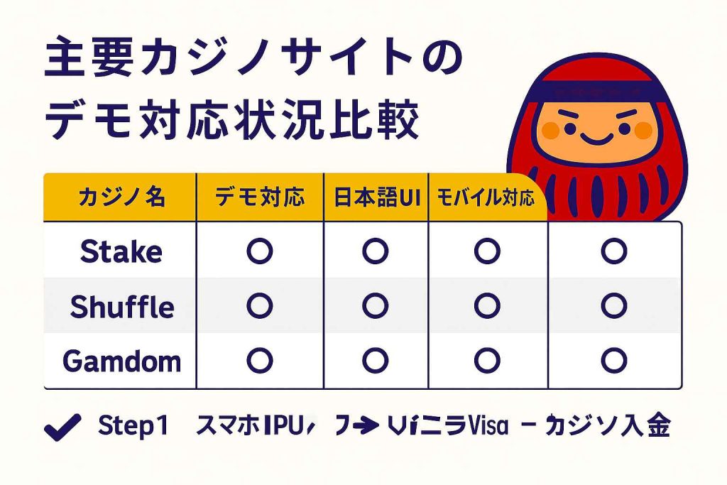 無料スロット対応オンラインカジノ比較表